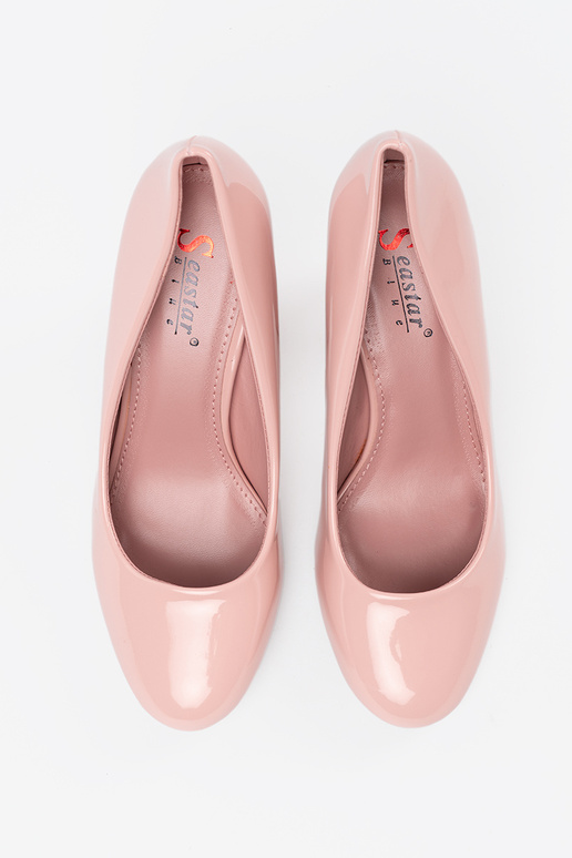 RózoIne lacquered High heels on the heel