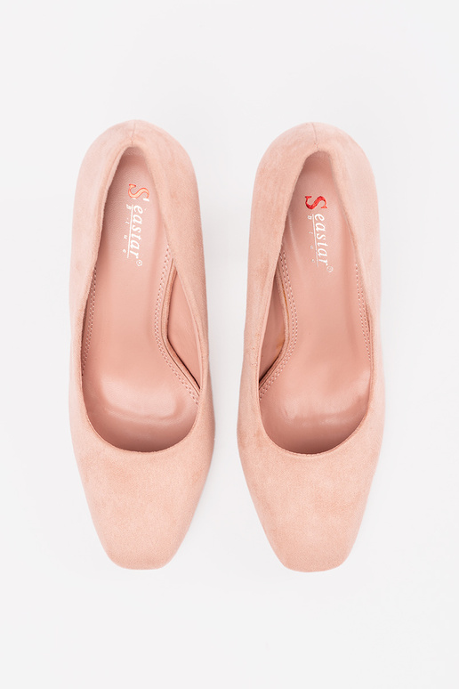 Brightly pink High heels on the heel Brightly pink High heels on the heel