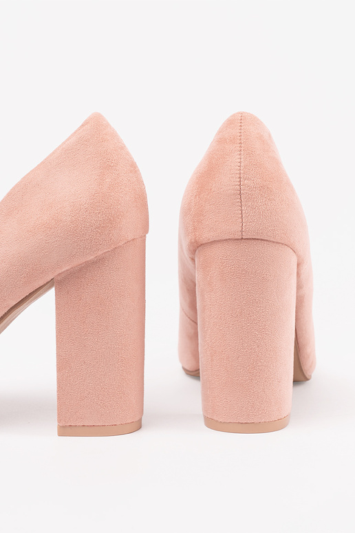 Brightly pink High heels on the heel Brightly pink High heels on the heel