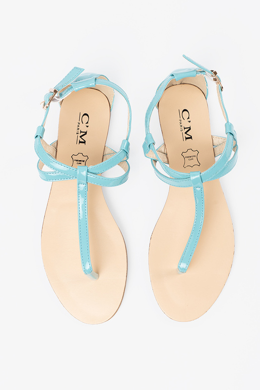 INomens sandals blue In stylu japonek