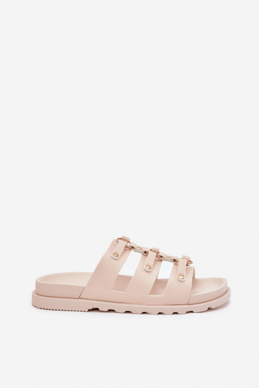 Womens Sandals With Straps Light Beige Pasiriela