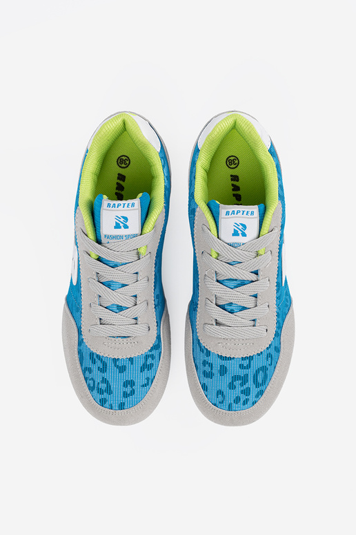 Sneakers model shoes In odcieniach bluego i greyści