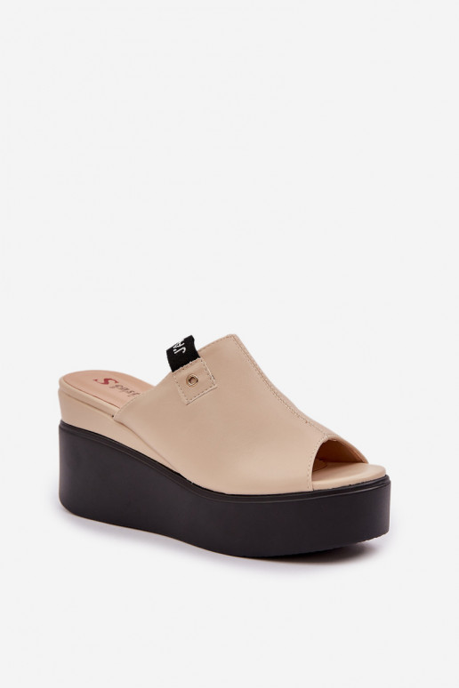 copy of Platform And Wedge Sandals Eco Leather Beige Eridoria