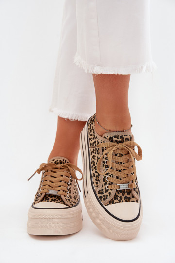 Womens Sneakers On Massive Platform Leopard Marinae 2
