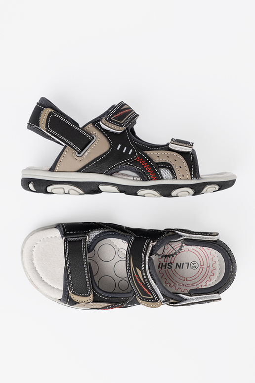 black sandals boyish