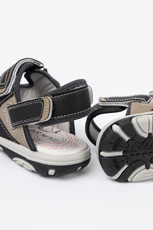 black sandals boyish