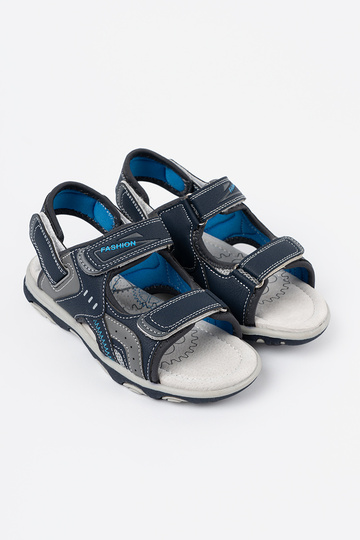 sandals boyish Velcro blue