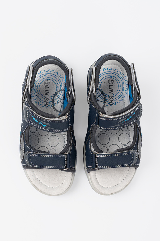 sandals boyish Velcro blue