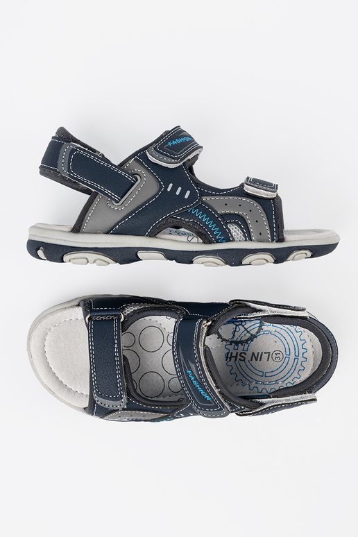 sandals boyish Velcro blue
