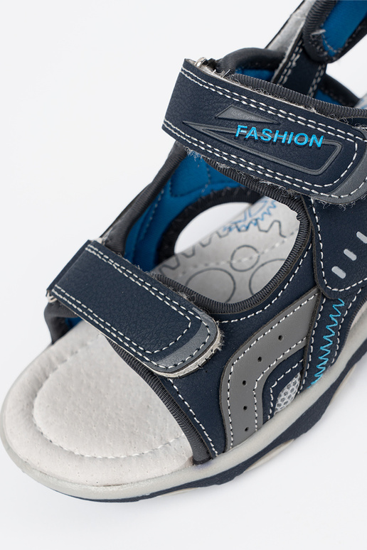 sandals boyish Velcro blue