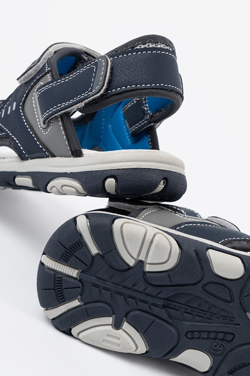 sandals boyish Velcro blue