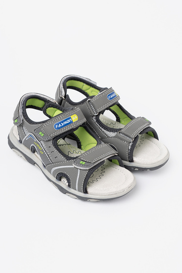 gray sandals boyish