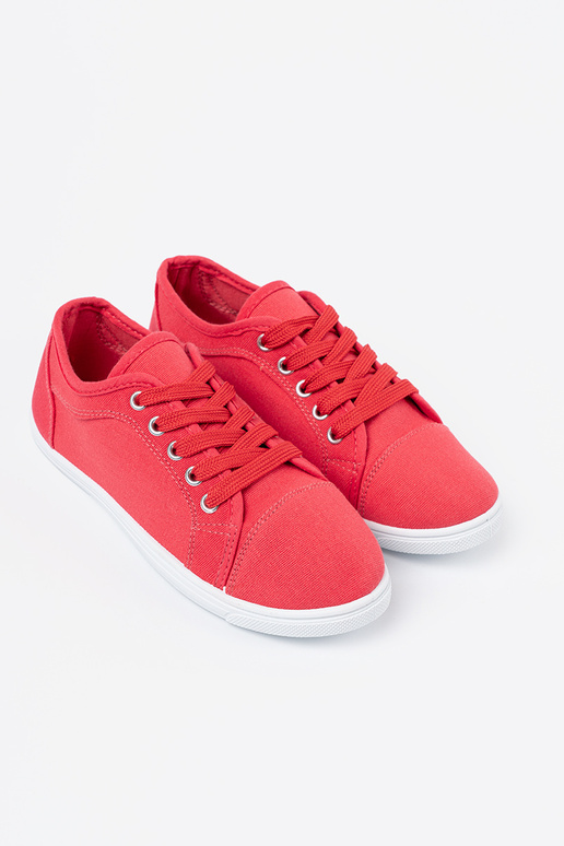 casual shoes Red laced