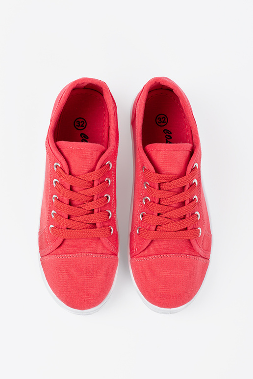 casual shoes Red laced
