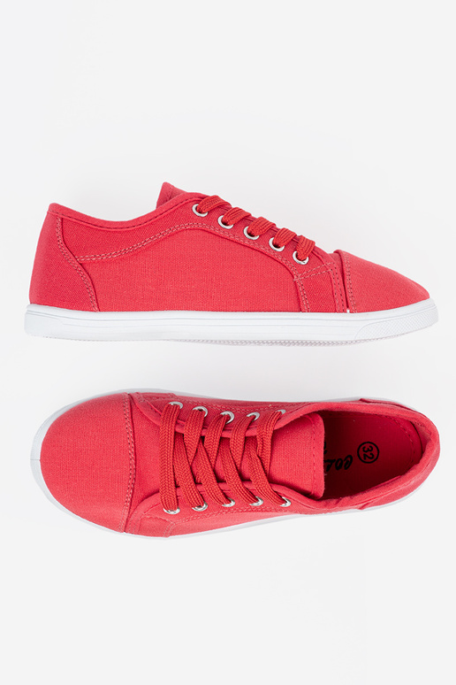 casual shoes Red laced