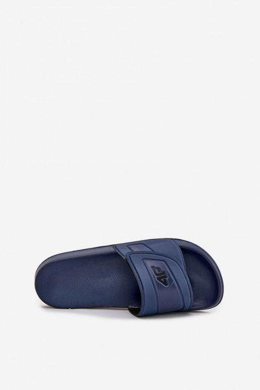 Men's Sandals With Velcro 4FMM00FFLIM091-31S Navy Blue