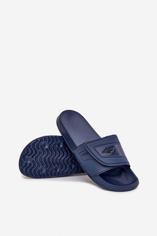 Men's Sandals With Velcro 4FMM00FFLIM091-31S Navy Blue