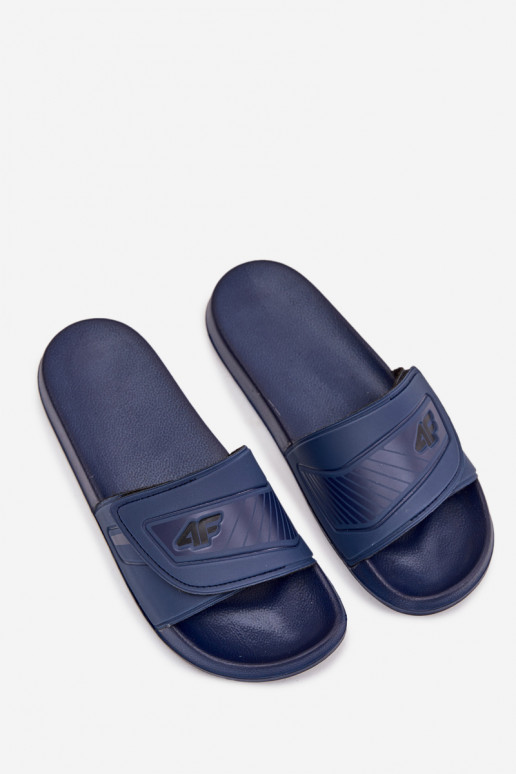 Men's Sandals With Velcro 4FMM00FFLIM091-31S Navy Blue