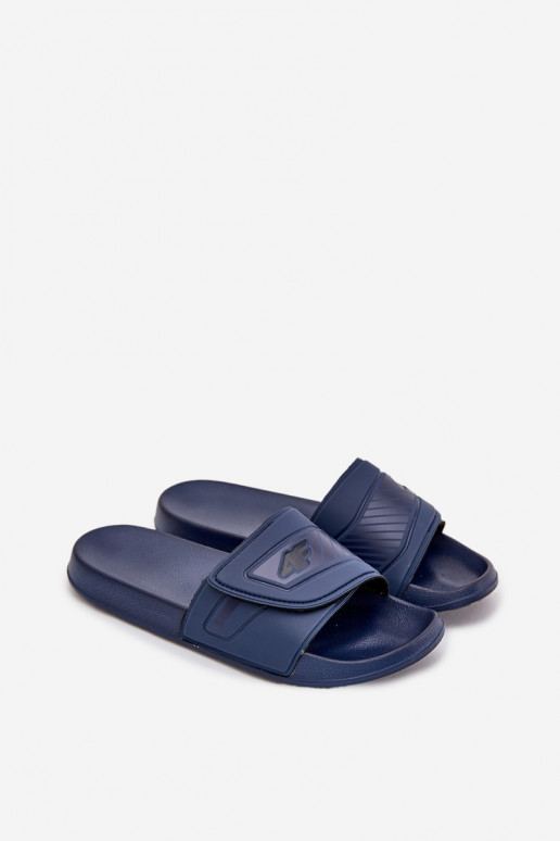 Men's Sandals With Velcro 4FMM00FFLIM091-31S Navy Blue