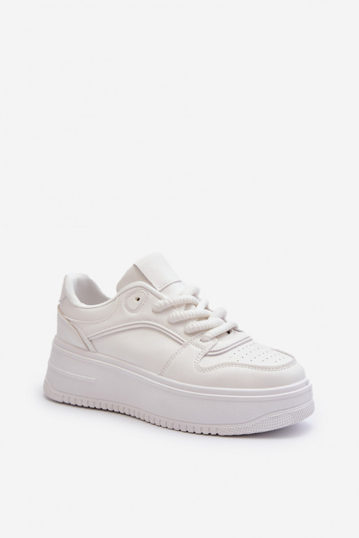 Women's High Platform Sports Shoes White Bexley