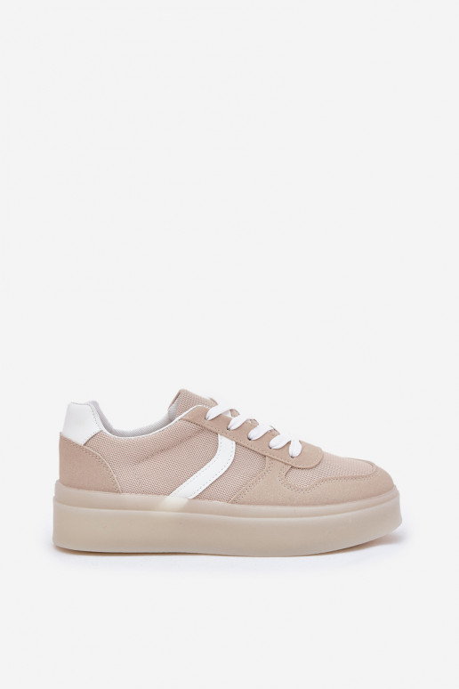 copy of Low Women's Platform Sneakers Beige Telmira