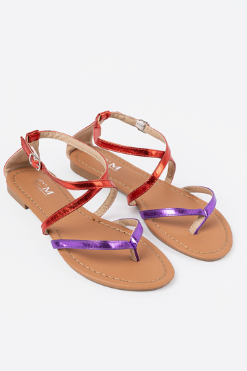equals sandals z purple redmi paseczkami