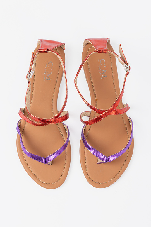 equals sandals z purple redmi paseczkami
