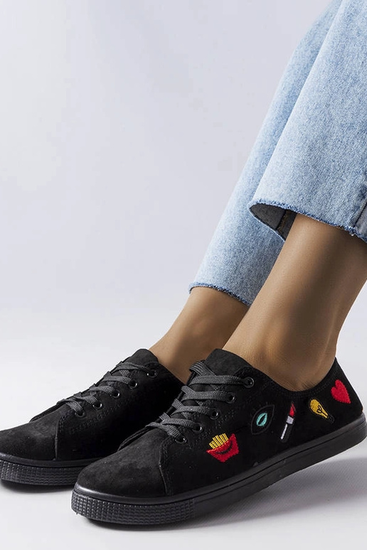 Czarne trampki Kailey Czarne trampki Kailey