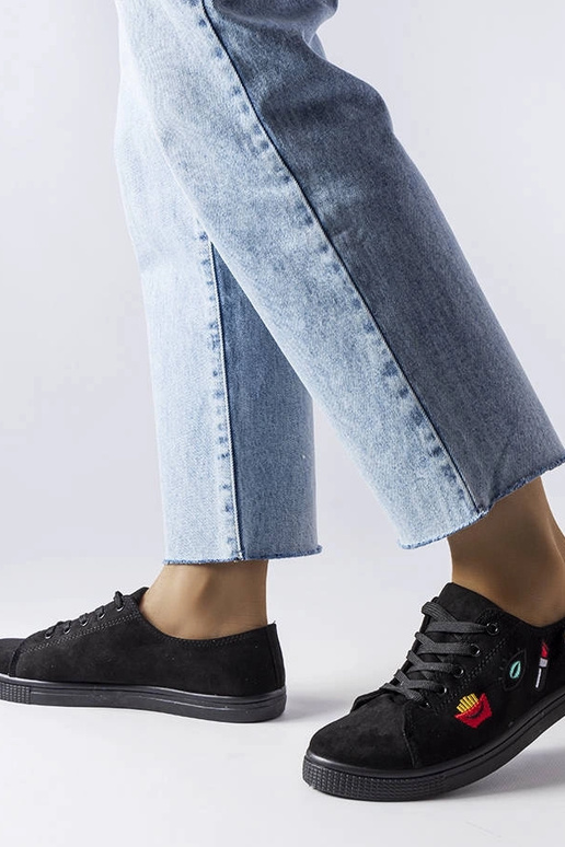 Czarne trampki Kailey Czarne trampki Kailey