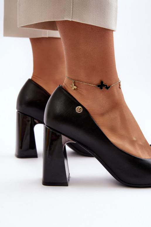 Black Bow Pump Heels by Ariemessa Black Bow Pump Heels by Ariemessa