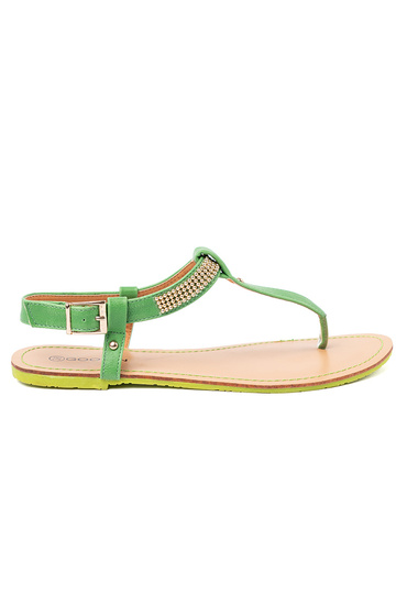 sandals flip-flops ze goldenm zdobieniem 2