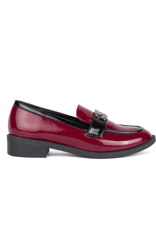 burgundy Inomens INomens moccasins lacquered burgundy Inomens INomens moccasins lacquered