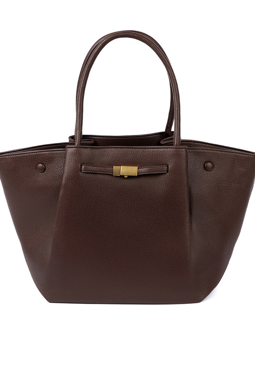 Pojemna torba  ciemnym brązie  Pojemna torba  ciemnym brązie