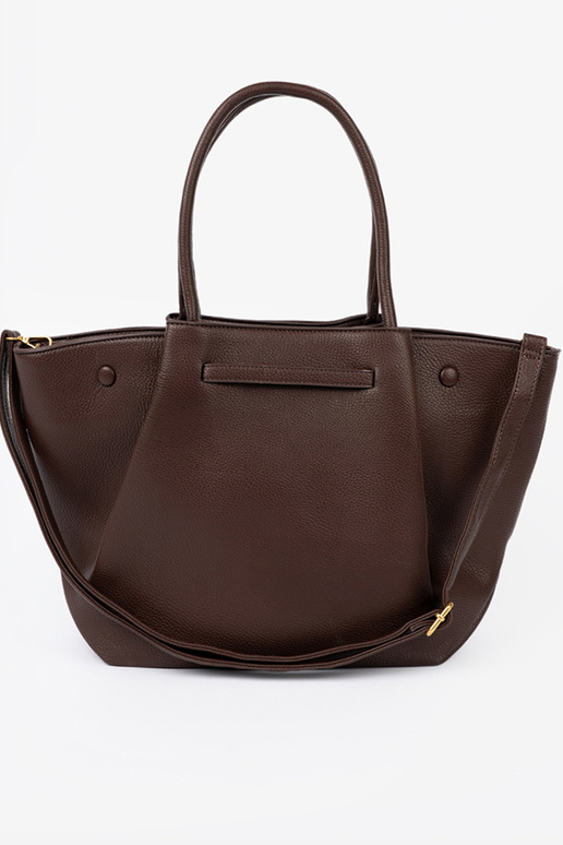 Pojemna torba In ciemnym brązie from eco leather Pojemna torba In ciemnym brązie from eco leather