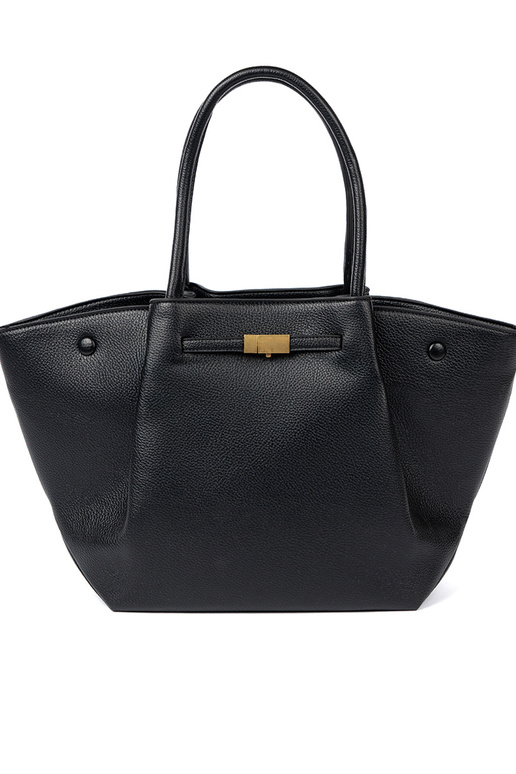 Classic shopperka z fakturoInanej skóry ekologicznej Classic shopperka z fakturoInanej skóry ekologicznej