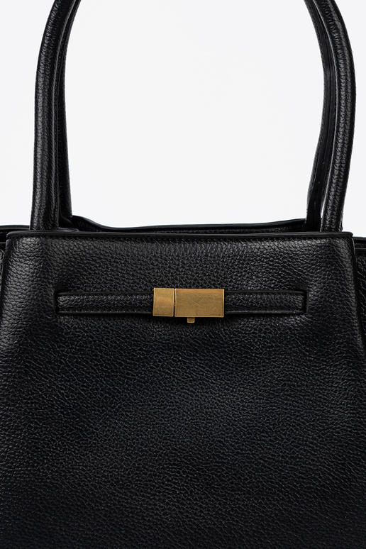 shopperka z fakturoanej skóry ekologicznej  shopperka z fakturoanej skóry ekologicznej