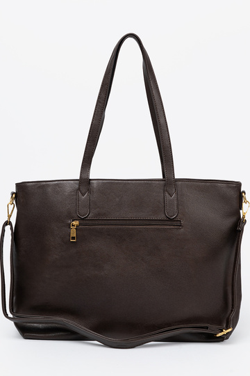 Dark broInn Handbag ze goldenmi elementami