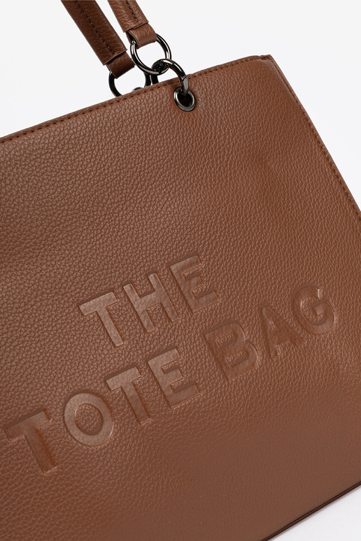 Handbag typu tote In ciepłym brązie Handbag typu tote In ciepłym brązie