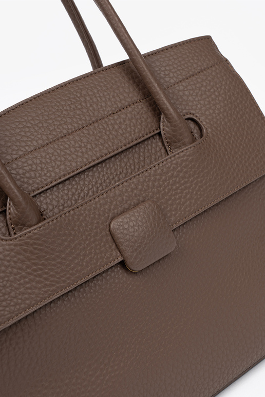 shopperka z fakturoanej eko skóry  shopperka z fakturoanej eko skóry