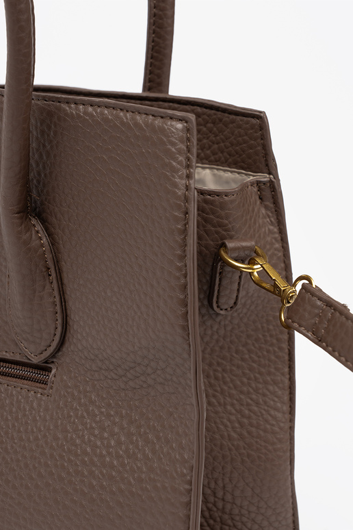 Handbag shopperka z fakturoInanej eko skóry Handbag shopperka z fakturoInanej eko skóry