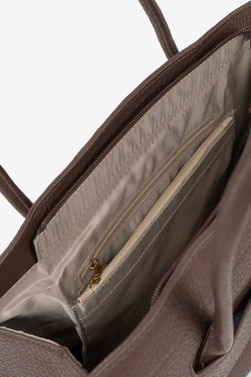 Handbag shopperka z fakturoInanej eko skóry Handbag shopperka z fakturoInanej eko skóry