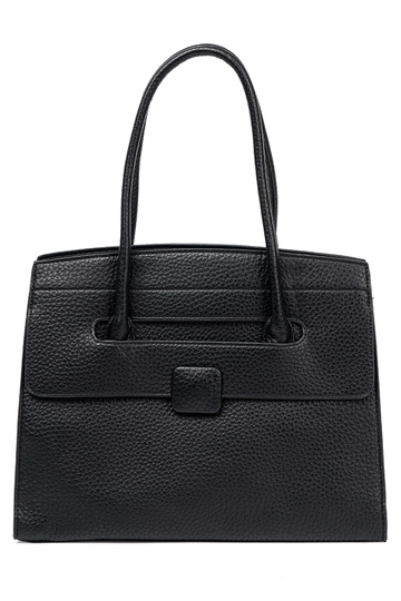 Classic Handbag black on shoulder 2