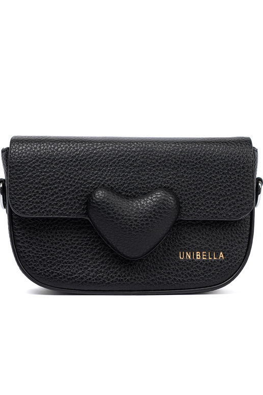 Kobieca Handbag black z dekoracyjnym zapięciem Kobieca Handbag black z dekoracyjnym zapięciem