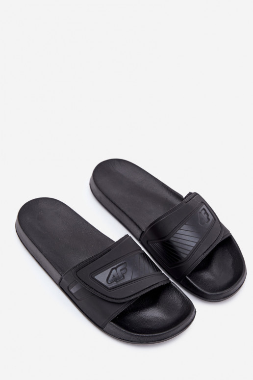 Men's Velcro Sandals 4FMM00FFLIM091-20S Black Men's Velcro Sandals 4FMM00FFLIM091-20S Black