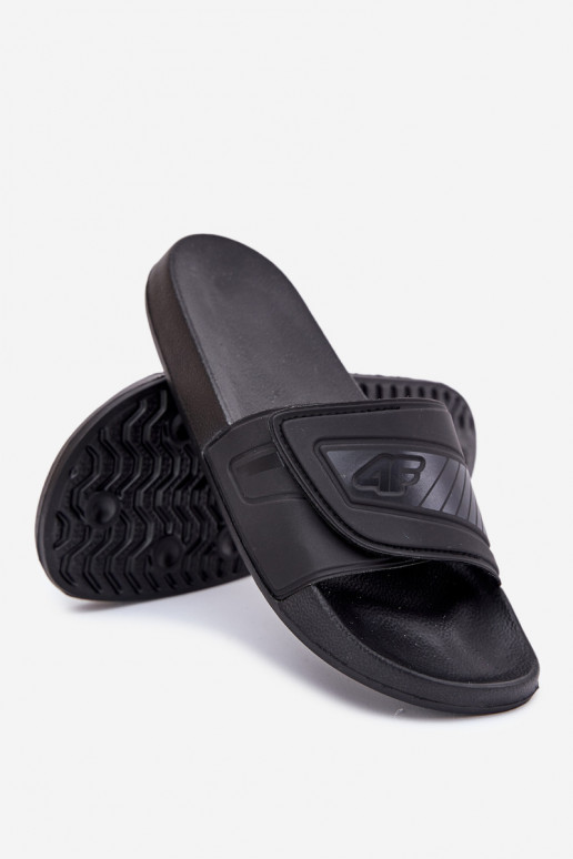 Men's Velcro Sandals 4FMM00FFLIM091-20S Black Men's Velcro Sandals 4FMM00FFLIM091-20S Black