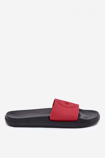 for men Slippers 4FMM00FFLIM047A-62S red color 2