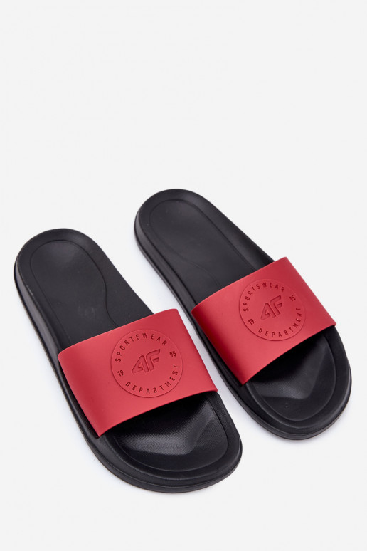 for men Slippers 4FMM00FFLIM047A-62S red color for men Slippers 4FMM00FFLIM047A-62S red color