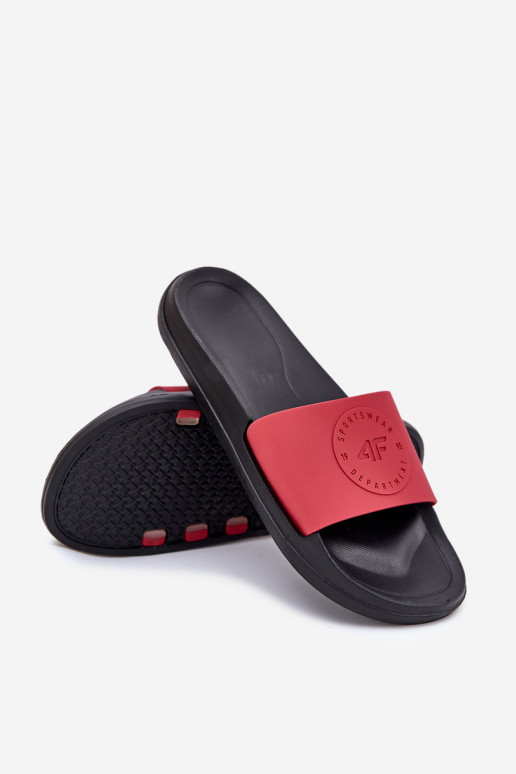 for men Slippers 4FMM00FFLIM047A-62S red color for men Slippers 4FMM00FFLIM047A-62S red color