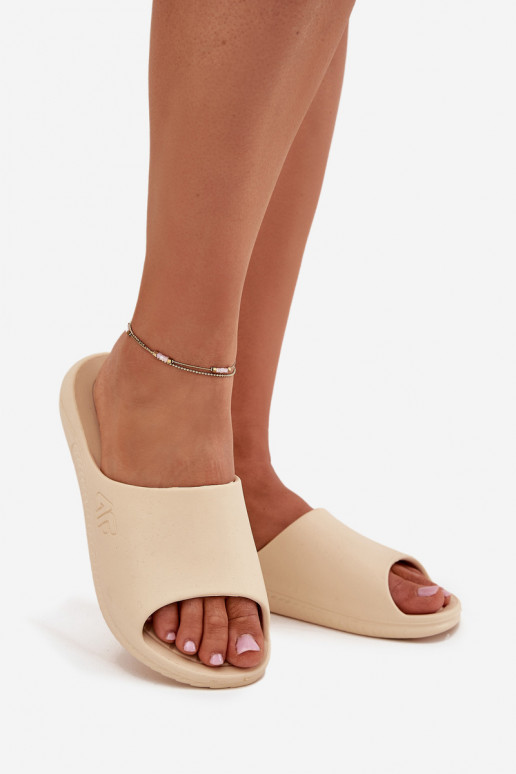 Women's Slippers 4F Beige 4FMM00FFLIF093A-83S Women's Slippers 4F Beige 4FMM00FFLIF093A-83S