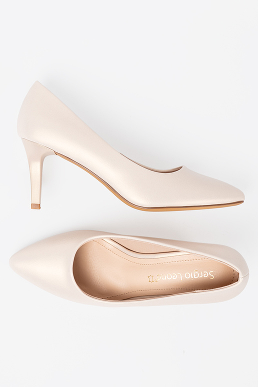 Elegant style white color  High heels